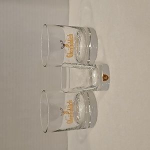Pure Malt Glenfiddich Scotch Whiskey Old Fashion Set of 2 & 1 Shot Glass Barware